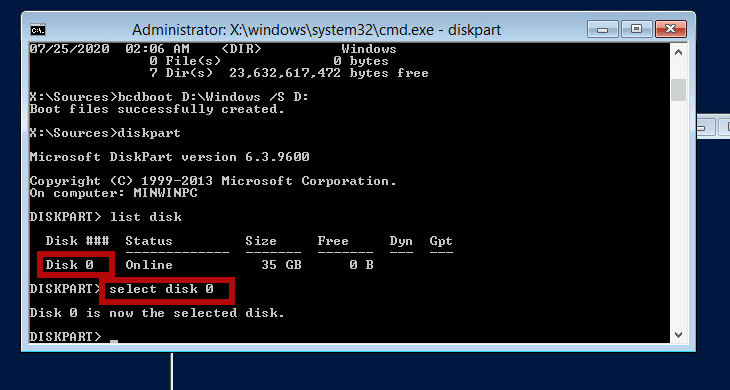select-disk-diskpart-windows