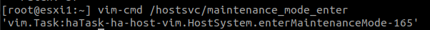 vim-cmd-hostsvc-maintenance_mode_enter