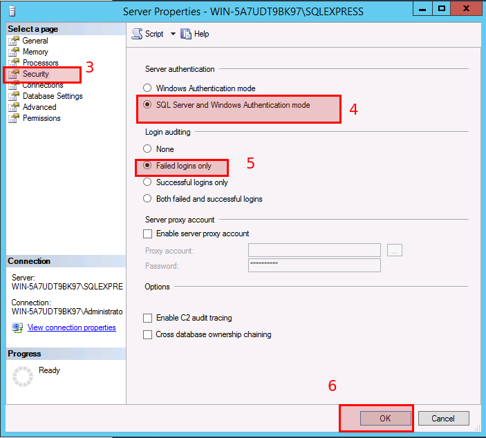 sql_server_and_windows_authentication_mode_on_security