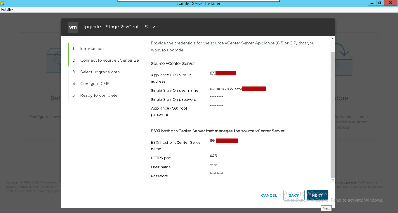 connect-to-source-vcenter-server-appliance-stage-2-upgrade-vcenter-7.0