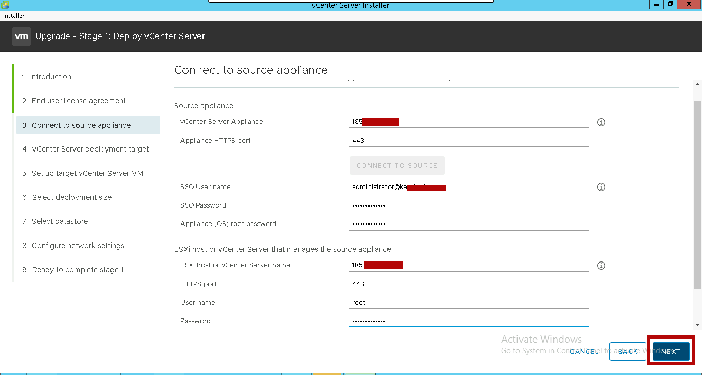 upgrade-deploy-vcenter-server-7-connect-to-source-appliance