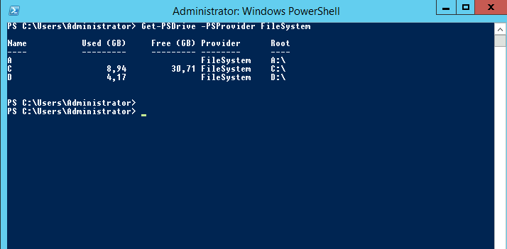 get-psdrive-psprovider-file-system-powershell-windows