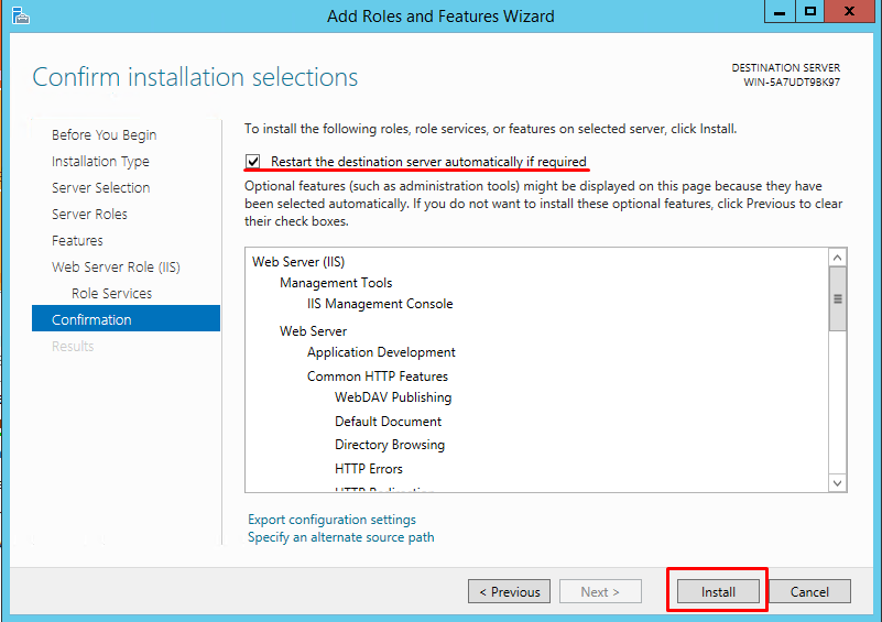 install-confirm-installation-selections-add-role-and-feature-internet-information-services-windows-server-2012