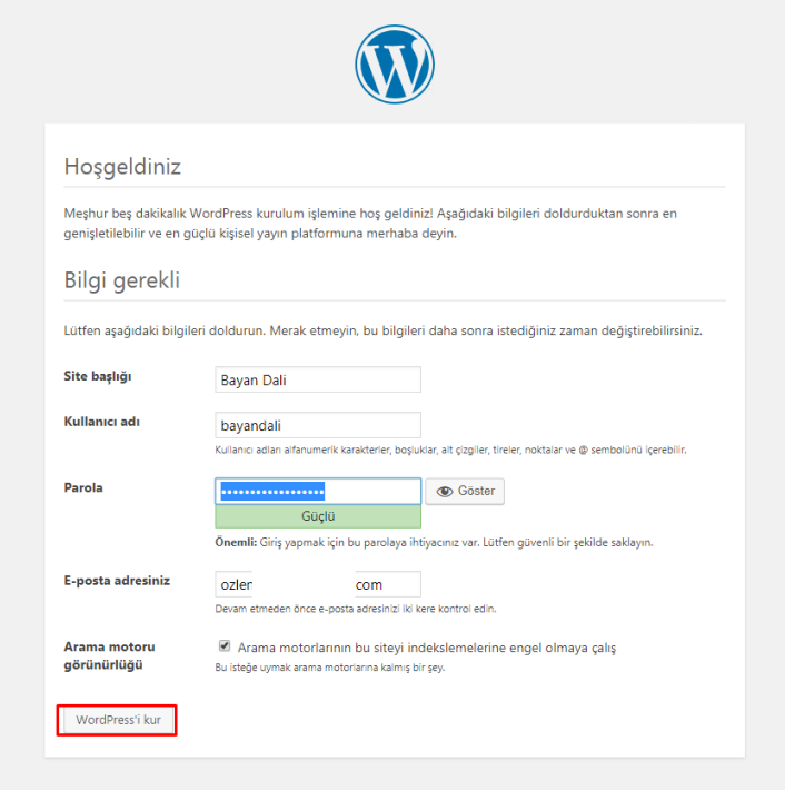 wordpress-user-login-pasword